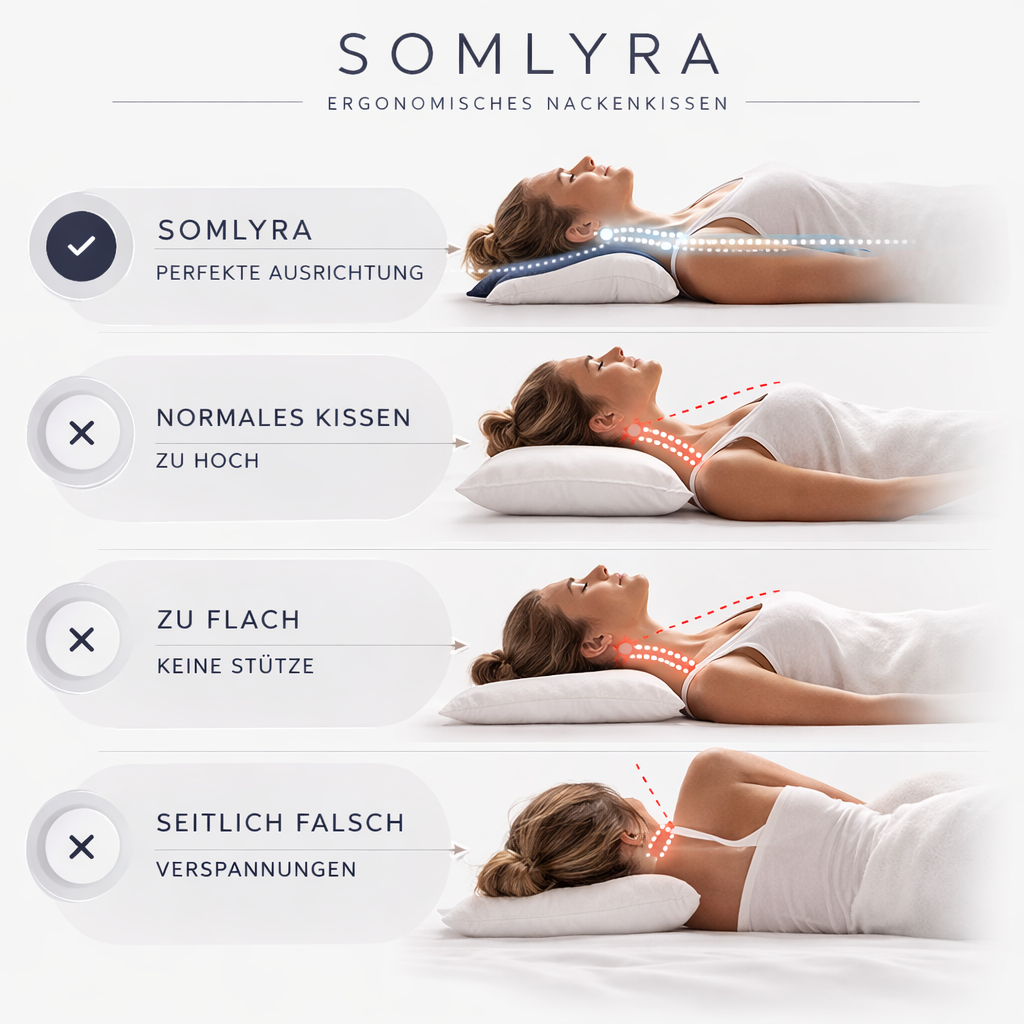 Somlyra Ergonomisches Nackenkissen